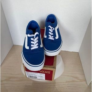 blue old skool vans
